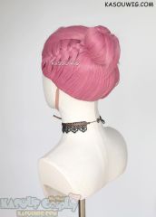 League of Legends LOL Seraphine pink purple ombre  110cm wavy ponytail cosplay wig