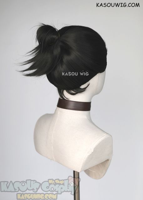 Jujutsu Kaisen Suguru Geto short black cosplay wig with bun