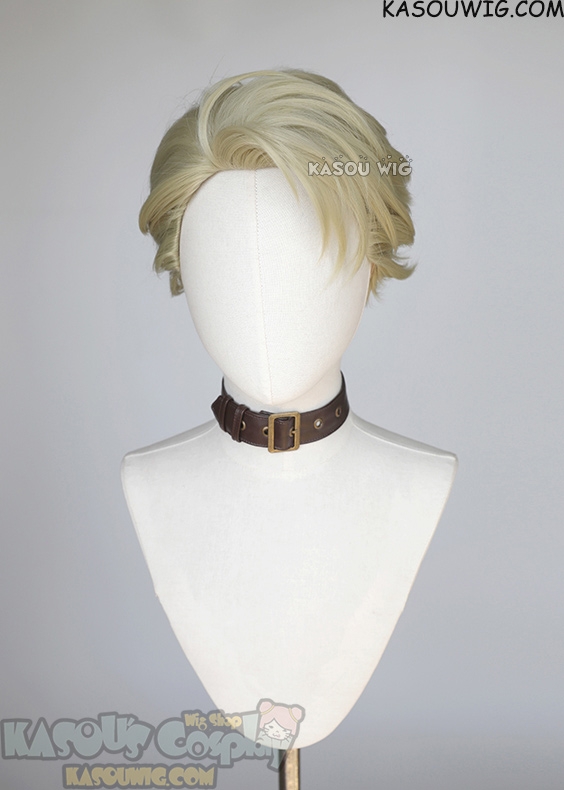 Jujutsu Kaisen Kento Nanami short blonde undercut wig Jujutsu Kaisen