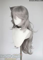Genshin Impact Razor 93cm layered light gray wig