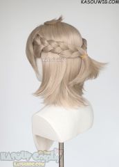 Genshin Impact pre-styled Albedo mixed ash blonde wig
