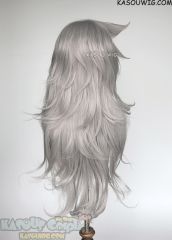 Genshin Impact Razor 93cm layered light gray wig