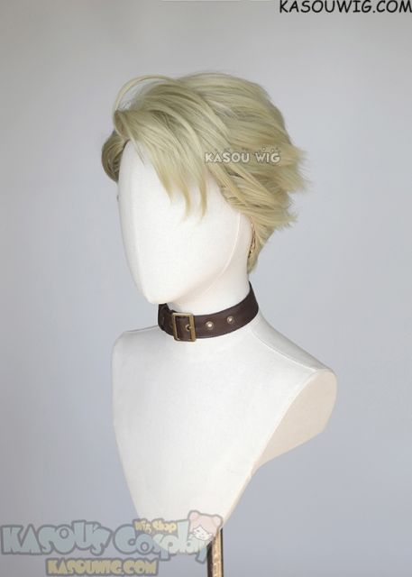 Jujutsu Kaisen Kento Nanami short blonde undercut wig