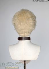 Haikyuu Kei Tsukishima  / EVA Ritsuko Akagi short cream blonde short layered cosplay wig
