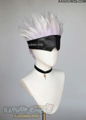 【2 SIZES】Jujutsu Kaisen Gojo Satoru spiky short light violet silver ombre wig