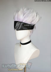 【2 SIZES】Jujutsu Kaisen Gojo Satoru spiky short light violet silver ombre wig