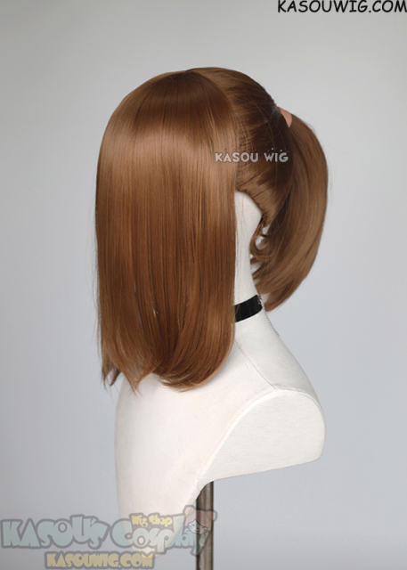 S-3 / KA024 light brown ponytail base wig with long bangs