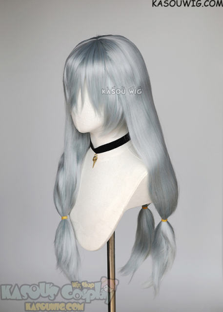 Jujutsu Kaisen Mahito 68cm long straight grayish blue ponytails wig