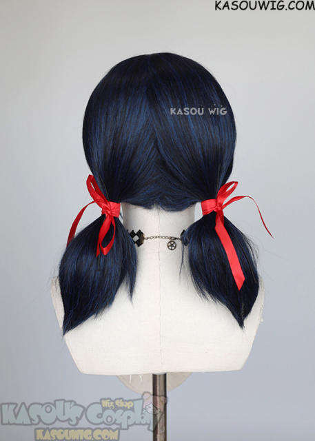 Miraculous Ladybug Marinette pre-styled pigtail cosplay wig