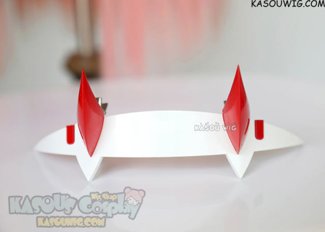 DARLING in the FRANXX Zero Two 002 headband. clip-on