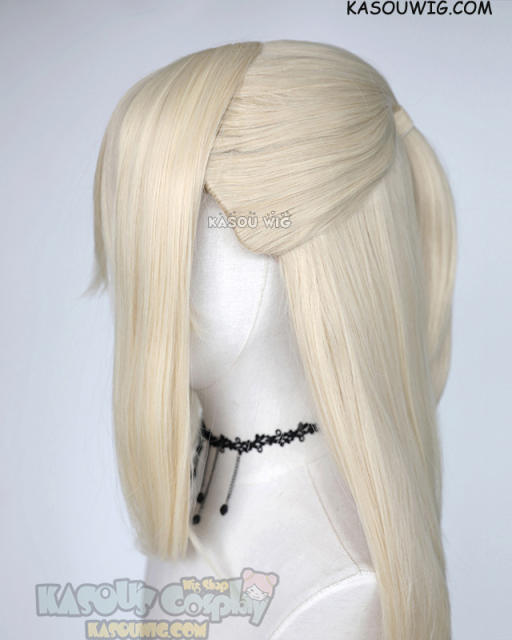 Genshin Impact Ningguang 110cm long light blonde cosplay wig