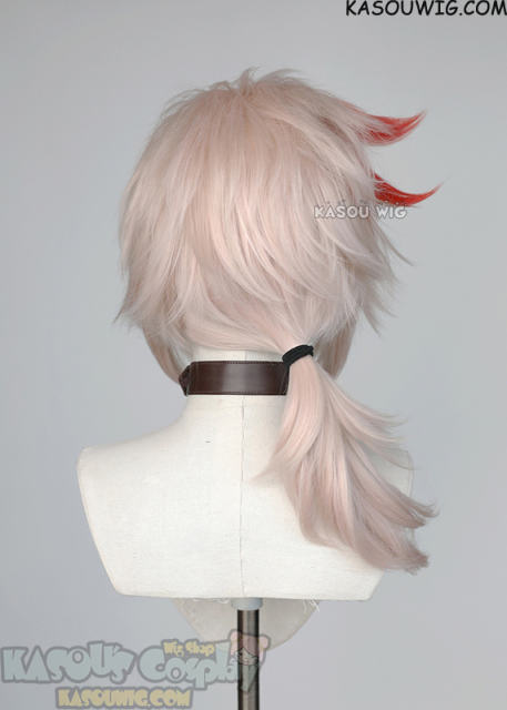 Genshin Impact Kaedehara Kazuha layered ponytail wig