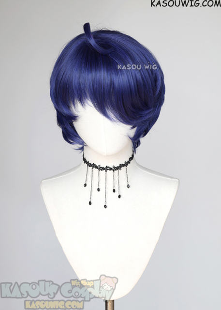 Wonder Egg Priority Ai Ohto short curly blue wig