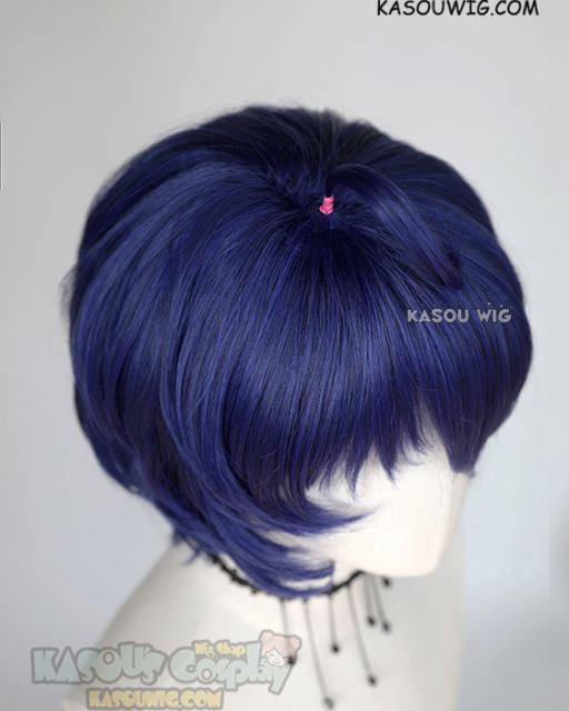Wonder Egg Priority Ai Ohto short curly blue wig