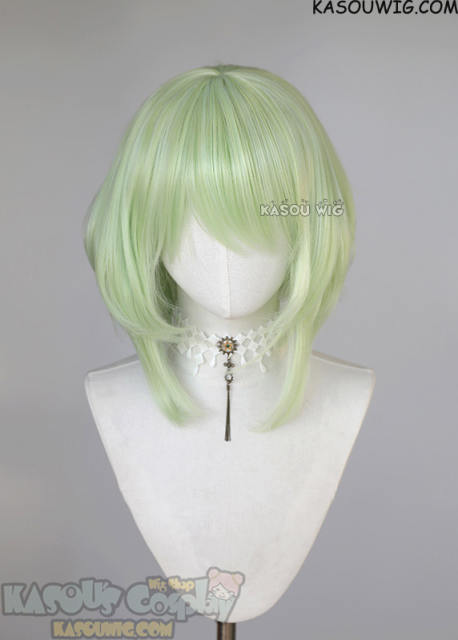 Yellowish green bob wig suitable for Lio Fotia (PROMARE)
