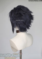 S-5  SP03 31cm/12.2" short deep blue spiky layered cosplay wig