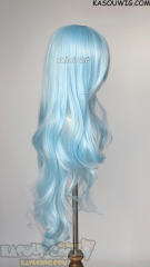 EVA long hair Rei 100cm wavy blue wig
