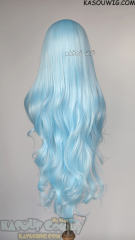 EVA long hair Rei 100cm wavy blue wig