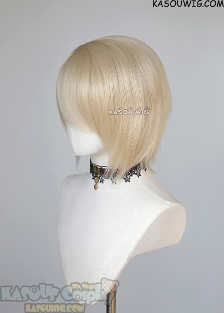 Genshin Impact Dainsleif short light blonde wig