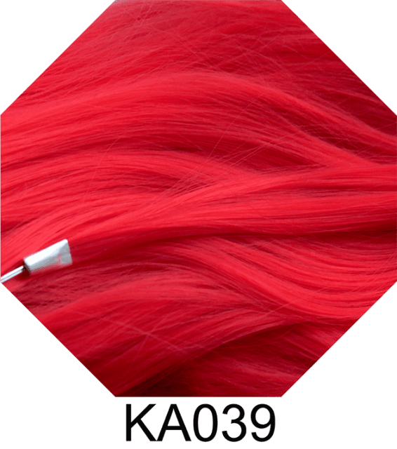 KA039-KA065 A-2/ 62cm layered straight clip-on ponytail