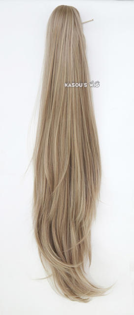 KA001- KA020 A-2/ 62cm layered straight clip-on ponytail