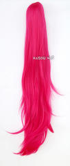 KA021 - KA038 A-2/ 62cm layered straight clip-on ponytail