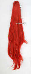 KA039-KA065 A-2/ 62cm layered straight clip-on ponytail