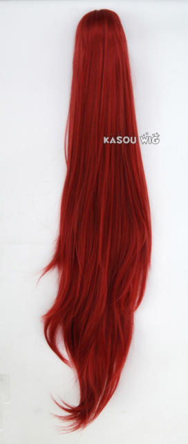 KA039-KA065 A-2/ 62cm layered straight clip-on ponytail