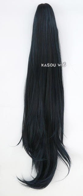 KA039-KA065 A-2/ 62cm layered straight clip-on ponytail