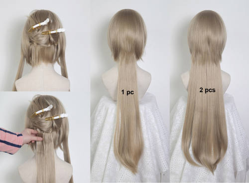 60cm straight clip-in extension SP01-SP40