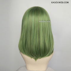 M-1/ KA061 moss green bob cosplay wig. shouder length lolita wig suitable for daily use