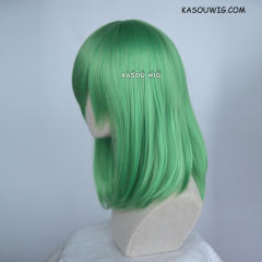 M-1/  KA060 light green bob cosplay wig. shouder length lolita wig suitable for daily use