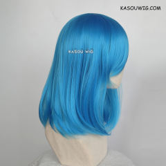 M-1/ KA047 blue bob cosplay wig. shouder length lolita wig suitable for daily use