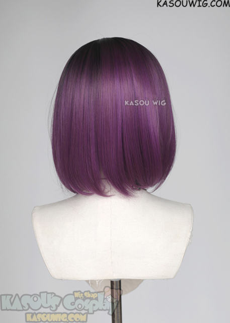 Kobayashi san Chi No Maid Dragon Elma deep brown to purple ombre wig