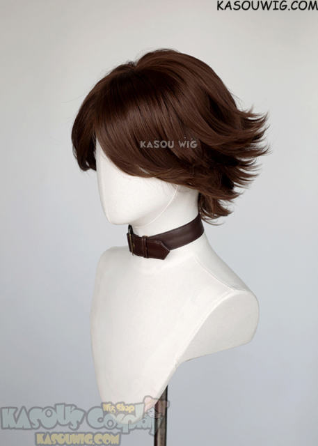 【2 Colors】League of Legends Arcane Viktor short side-parted flippy wig