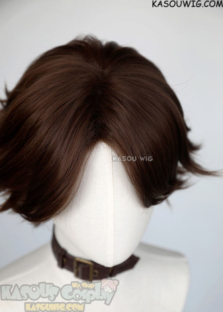 League of Legends Arcane Viktor short side-parted flippy wig