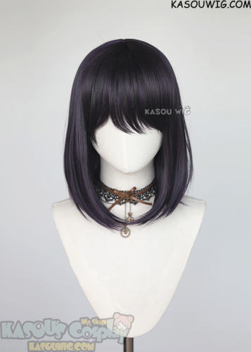 My Dress Up Darling Marin Kitagawa. Kuroe Shizuku/ Sailor Moon Sailor Saturn Hotaru Tomoe purplish black shoulder length bob wig