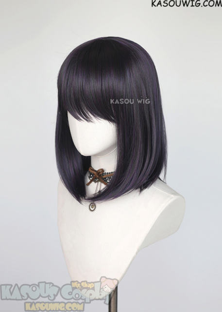 My Dress Up Darling Kitagawa Marin. Kuroe Shizuku/ Sailor Moon Sailor Saturn Hotaru Tomoe purplish black shoulder length bob wig