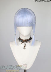 Genshin Impact Kamisato Ayaka light periwinkle ponytail wig