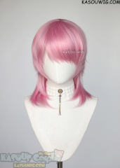 Tokyo Revengers Haruchiyo Sanzu pink layered medium length wig