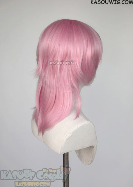 Tokyo Revengers Haruchiyo Sanzu pink layered medium length wig