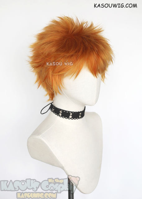 Haikyuu !! Shoyo Hinata short orange layers cosplay wig