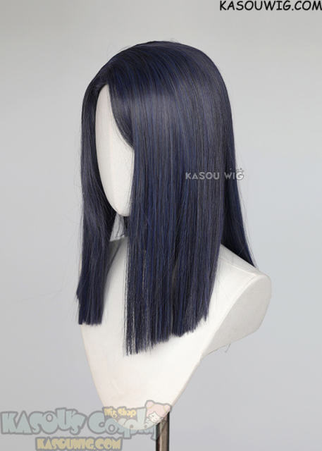 League of Legends Arcane Caitlyn deep blue wig