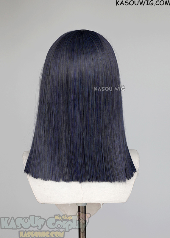 League of Legends Arcane Caitlyn deep blue wig