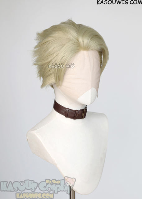 Lace Front>>JJK Jujutsu Kaisen Kento Nanami short blonde undercut wig