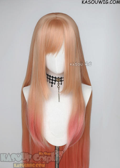 My Dress Up Darling Kitagawa Marin 100cm long straight wig with pink dyed ends