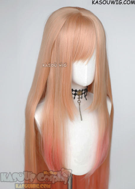 [ 2 COLORS ] My Dress Up Darling Kitagawa Marin 100cm long straight wig with pink dyed ends