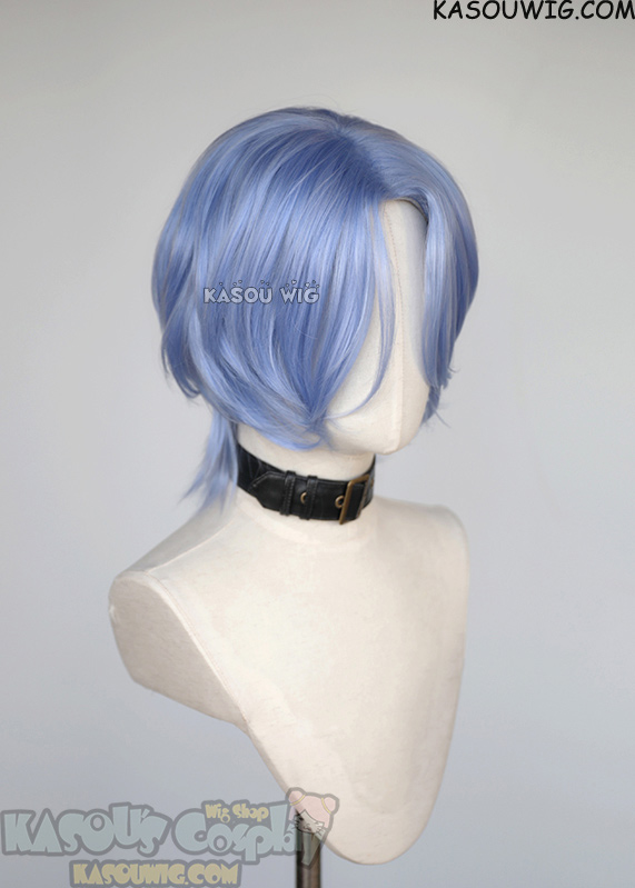 SK8 the Infinity Langa Cosplay Wigs Short Blue