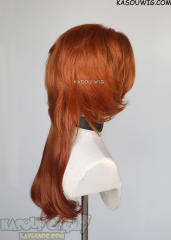 Lace Front >> Bungou Stray Dogs Nakahara Chuuya 55cm orange ombre curly cosplay wig