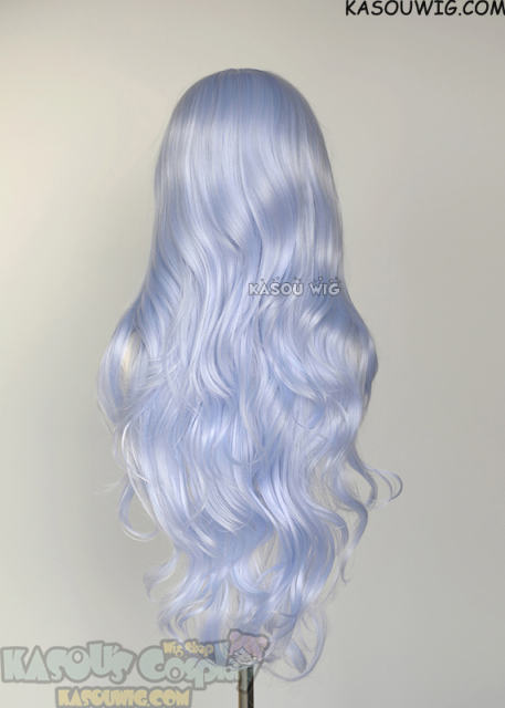 L-3 / KA054 light periwinkle long layers loose waves wig
